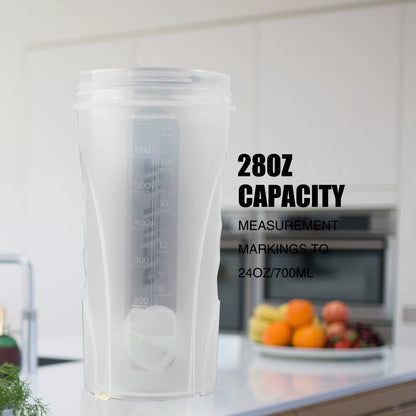 Shaker Bottles for Protein Mixes 28 Oz Bpa Free Powder Mixing Drink Cup with Ball Leak Proof for Gym Sports Fitness Whey Shake