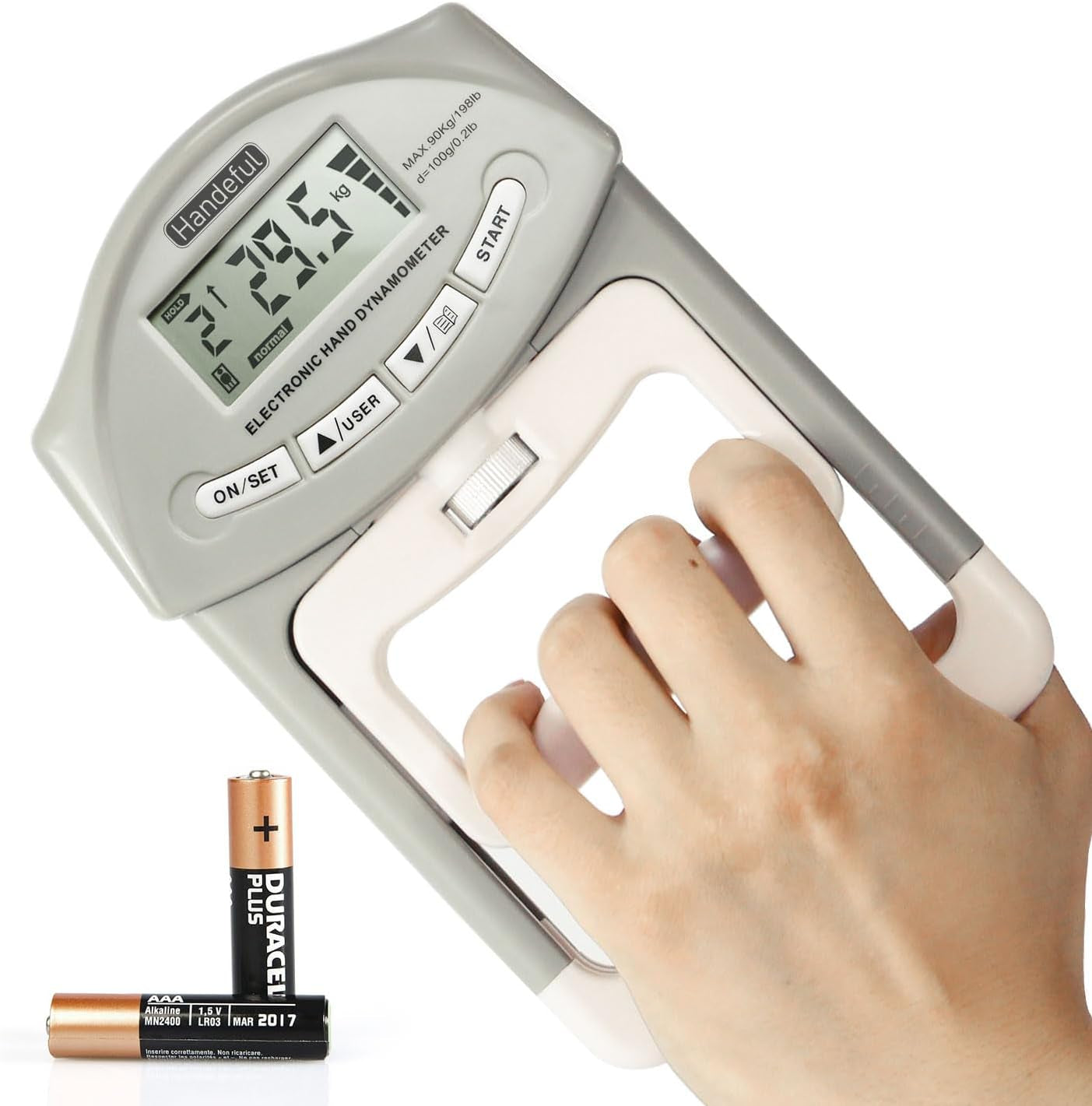 Enhance Your Grip Strength with Our Electronic Hand Grip Dynamometer - Perfect for Sports, Home, and School Use!