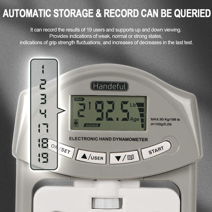 Enhance Your Grip Strength with Our Electronic Hand Grip Dynamometer - Perfect for Sports, Home, and School Use!