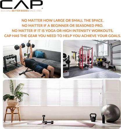 20 LB Set of Neoprene Dumbbells with Rack | 2, 3, 5 LB Pairs