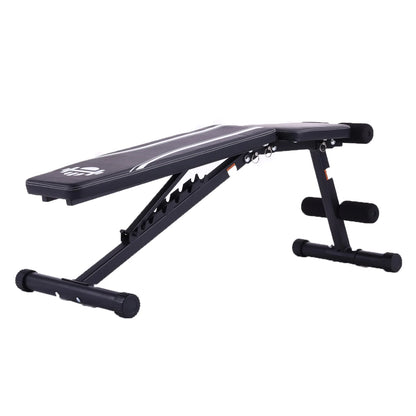 660LBS Foldable Weight Bench for Home Gym, Workout Bench Press with Fast 8 Adjustable Backrests, Incline/Flat/Decline Olympic Bench for Full Body Strength Training