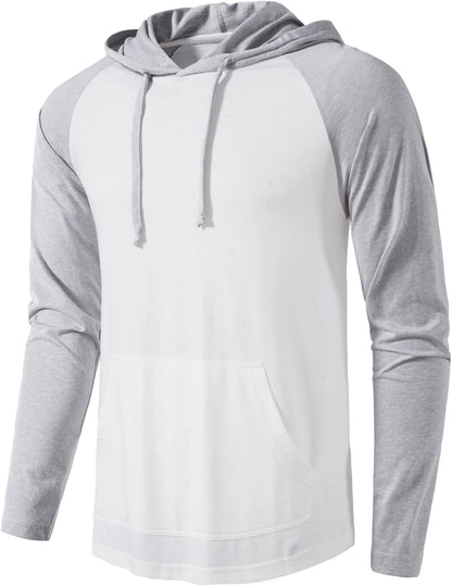 Elevate Your Workout with Our Men's Lightweight Long Sleeve Hoodie – Perfect for Gym, Casual Wear, and Beyond!
