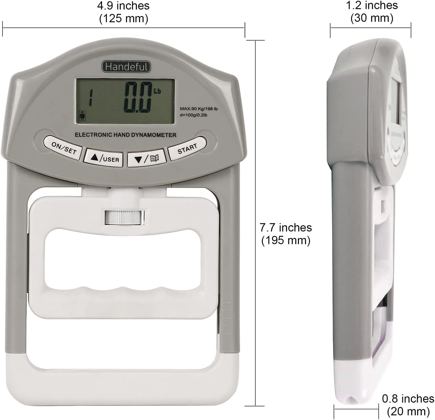 Enhance Your Grip Strength with Our Electronic Hand Grip Dynamometer - Perfect for Sports, Home, and School Use!